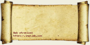 Tijana Tasovac vizit kartica